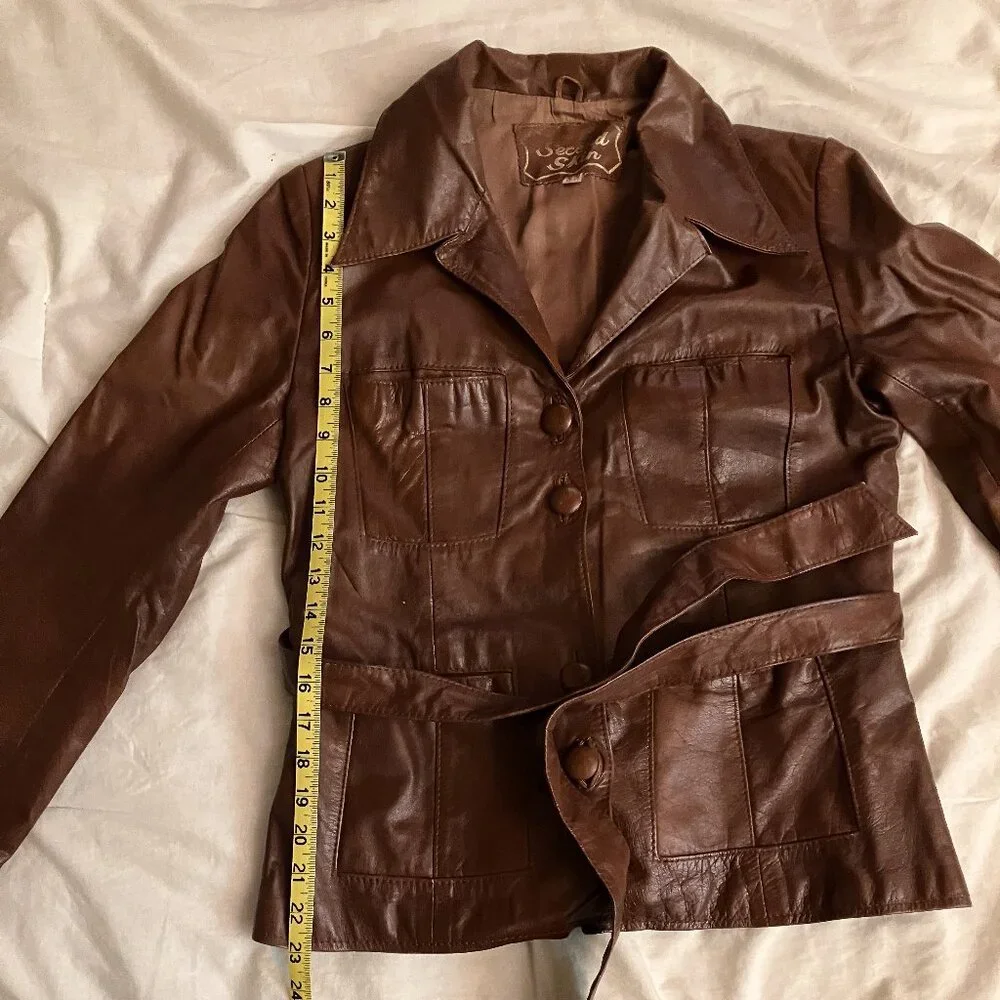 Second Skin brown vintage jacket - Picture 3 of 7